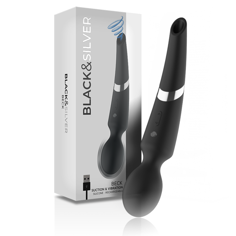 BLACKSILVER - BECK WAND E ONDE STIMOLANTI IN SILICONE 2 IN 1