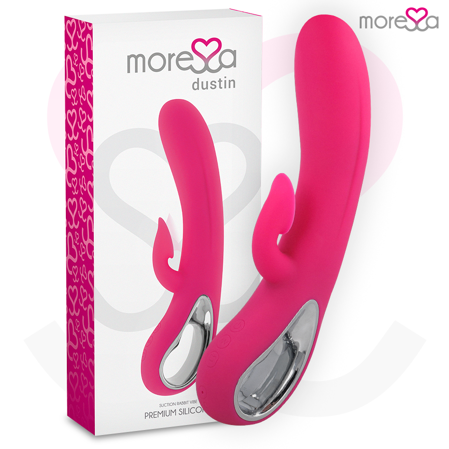 MORESSA - DUSTIN ONDE STIMOLANTI PER IL CLITORIDE E POTENTI VIBRAZIONI SILICONE PREMIUM RICARICABILE