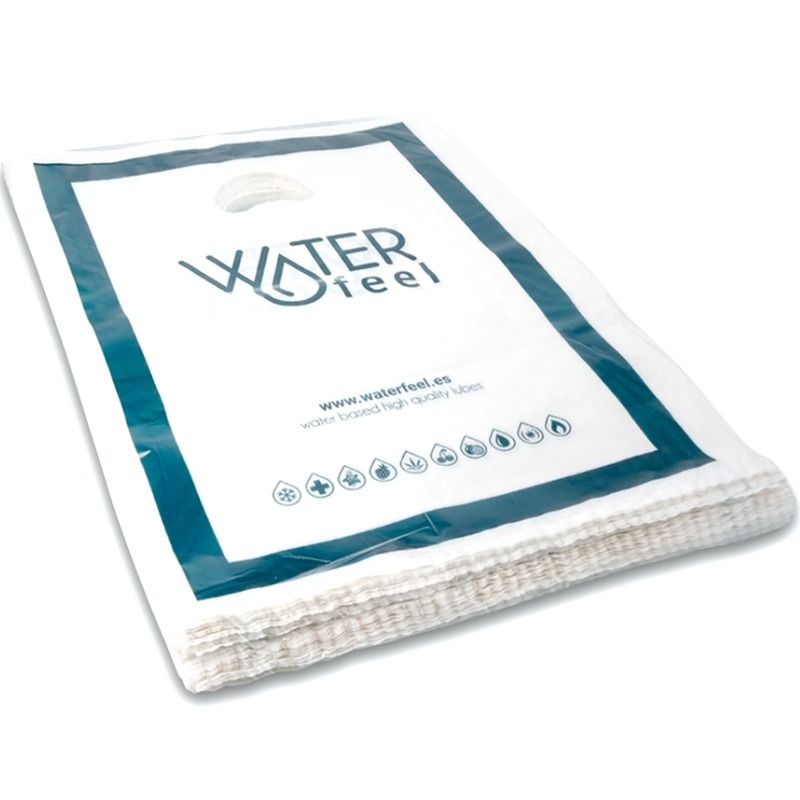 WATERFEEL - 100 SACCHETTI IN PLASTICA GRANDI 40 X 50 CM